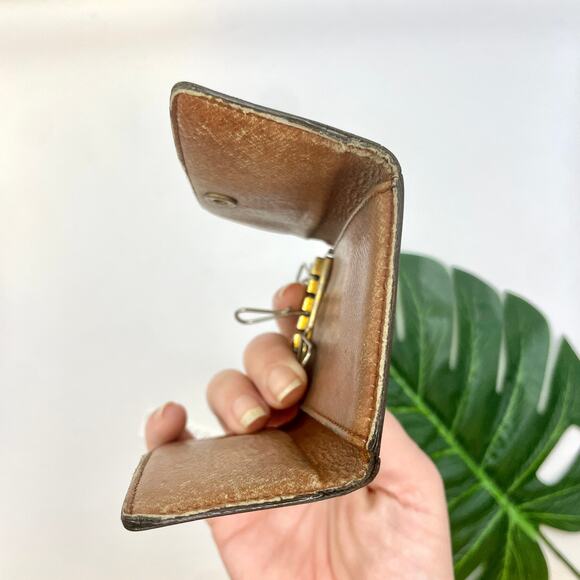 Louis Vuitton 6 Key Chain Holder SLG LV Monogram Print Wallet Keychain Canvas - Picture 11 of 15